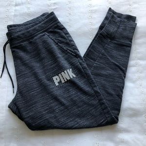 PINK Grey Sweatpants Size M